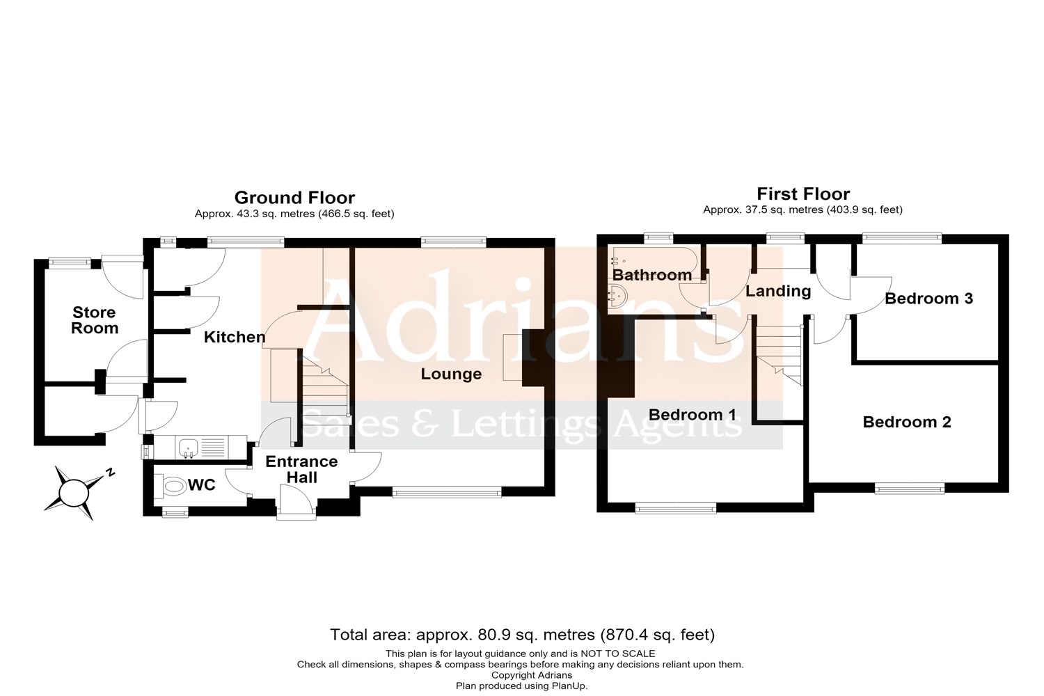 80, Beehive Lane, Great Baddow, Chelmsford floorplan