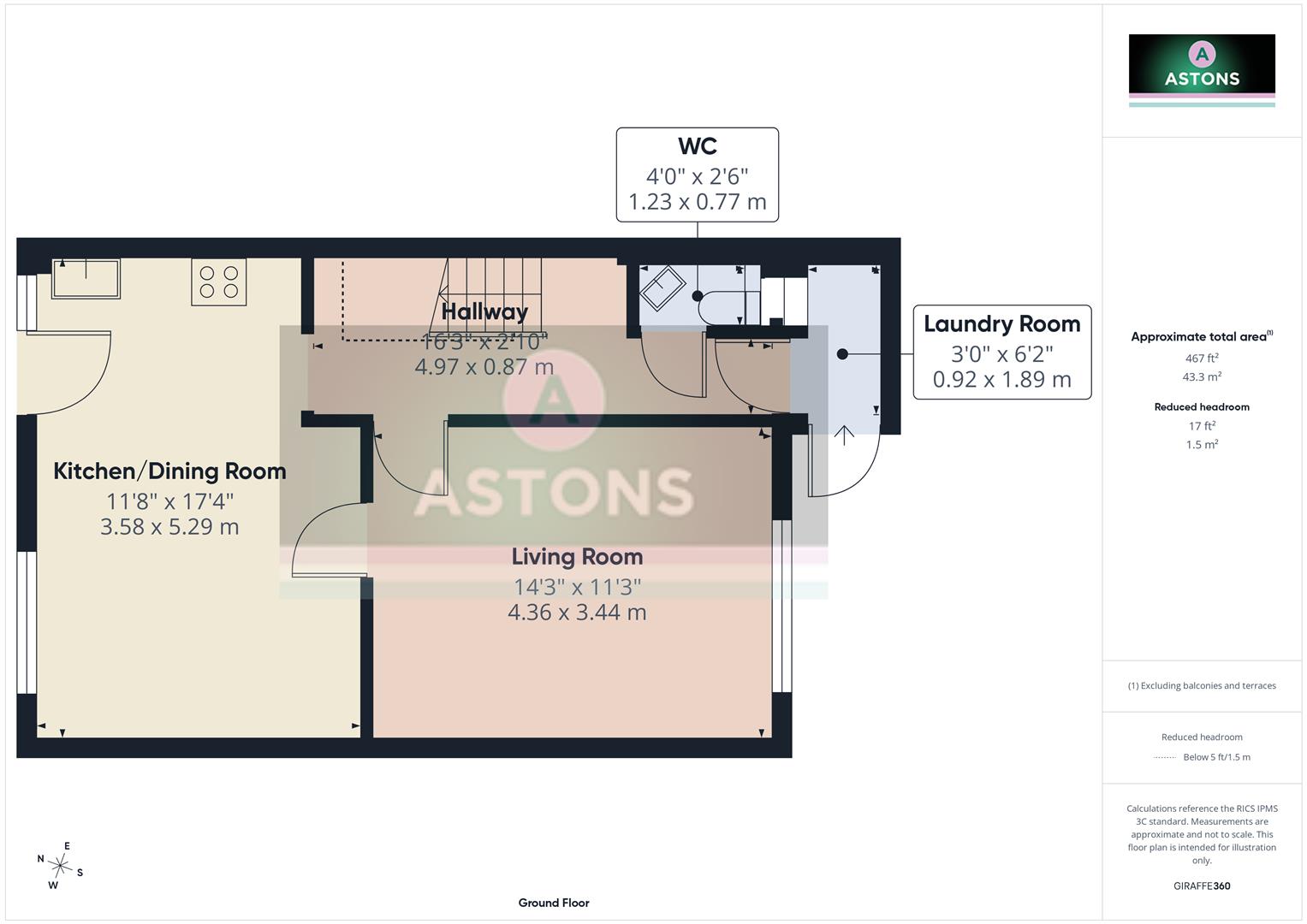 4, Fulmar Close, Crawley floorplan