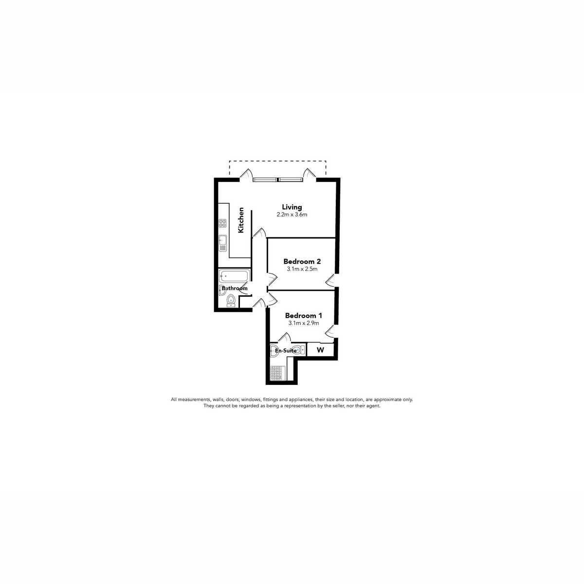 Flat 2/2, 16, Lochburn Gate, Glasgow floorplan