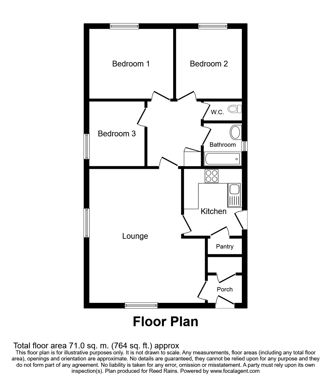 Free property report 9 Casson Drive, Harthill, Rotherham, S26 7WA Chimnie
