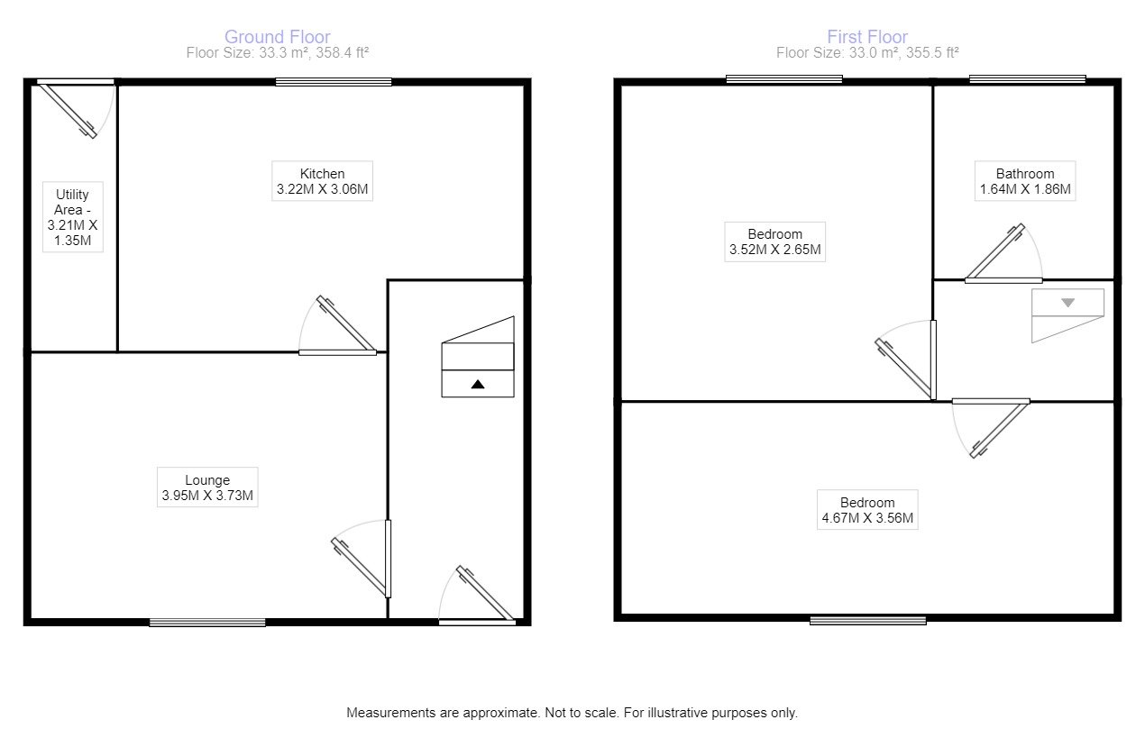 Edinburgh Avenue, Workington, Cumbria CA14, 2 bedroom semidetached