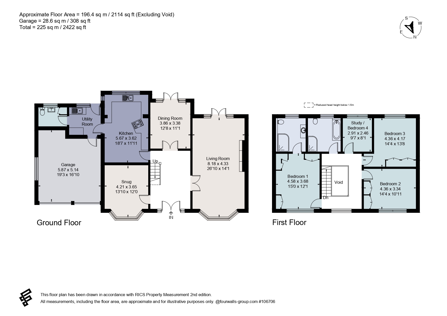 2, Westfield Close, Chester floorplan