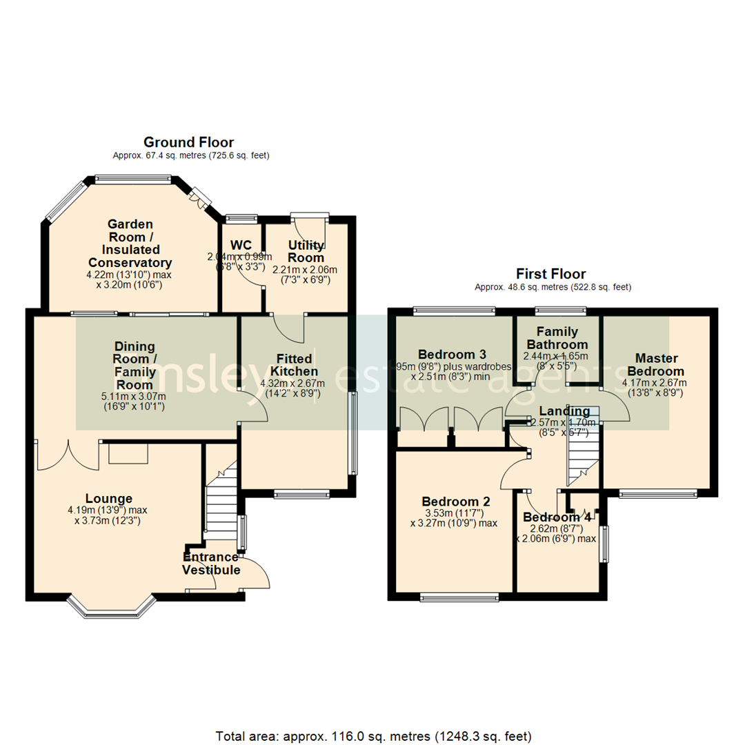 2, Greenfield Close, Leeds floorplan