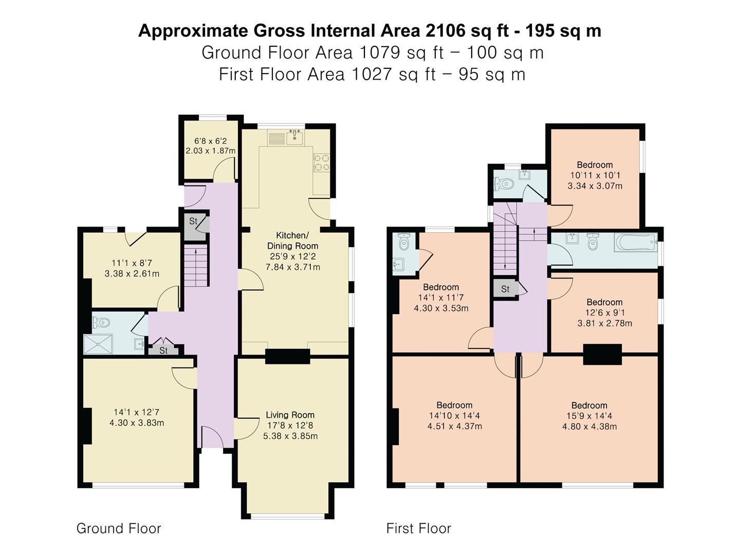 49, Ware Road, Hertford floorplan