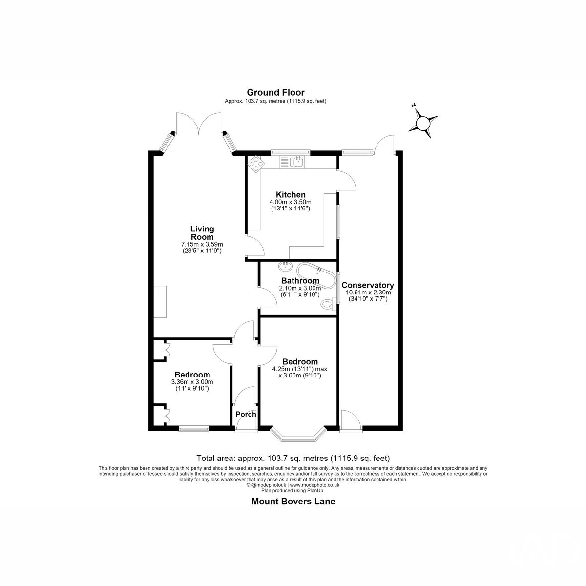 Mushroom Cottage, Mount Bovers Lane, Hockley floorplan