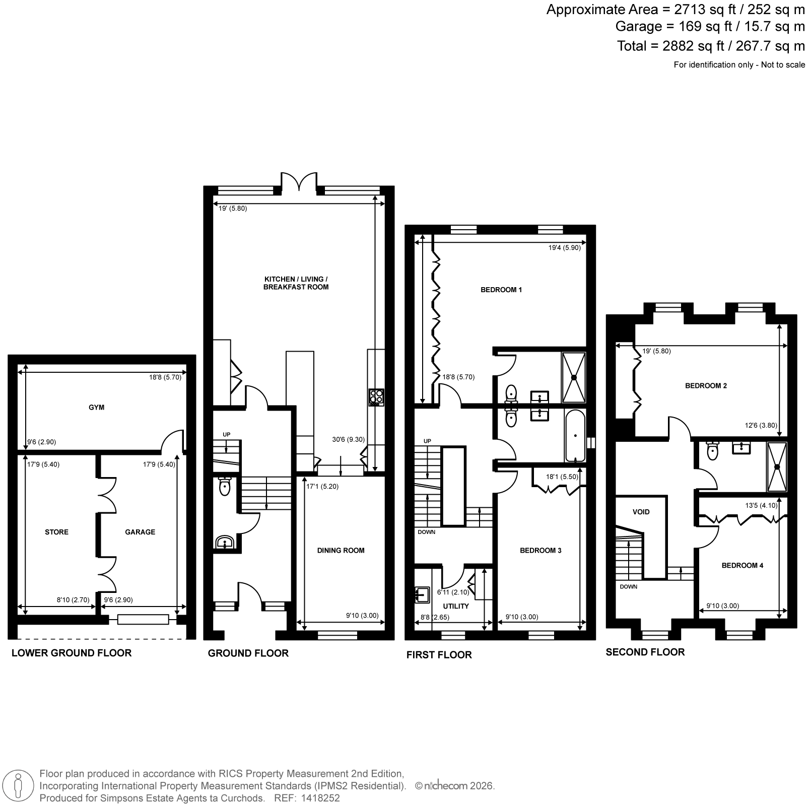Cliveden,, Oakshade Road, Oxshott floorplan