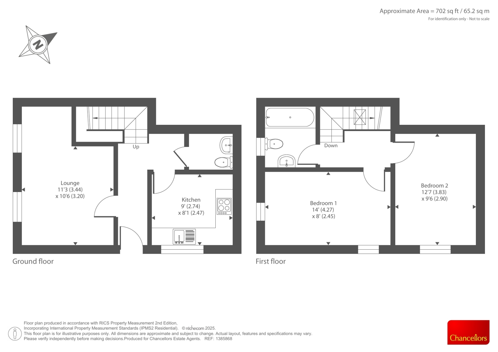 Flat 5 Horton Court,, Ruskin Road, Oxfordshire floorplan