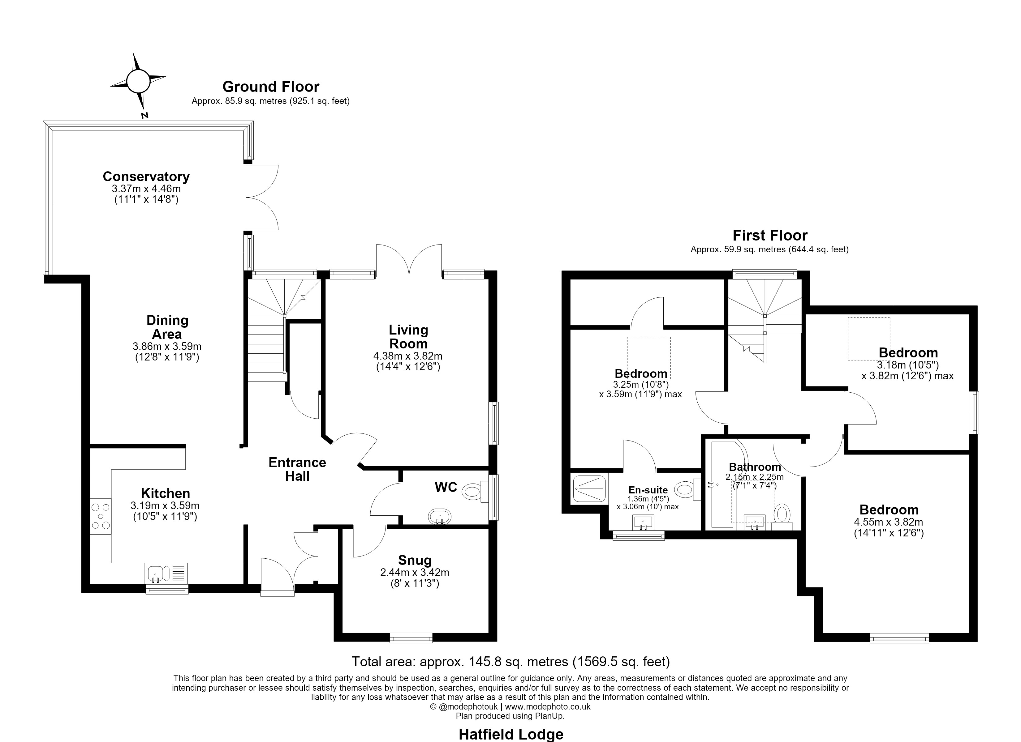 Hatfield Lodge, Bush End, Bishop's Stortford floorplan