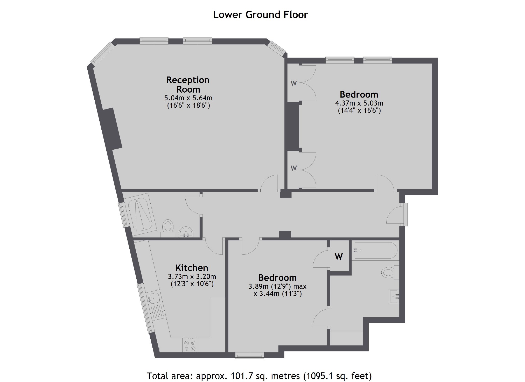 Flat 2, Avonmore Mansions, Avonmore Road, London floorplan