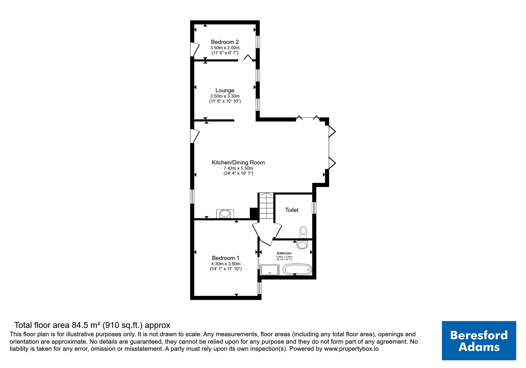 Bwthyn Hir,, Ffordd Tan Y Bryn, Isle of Anglesey floorplan