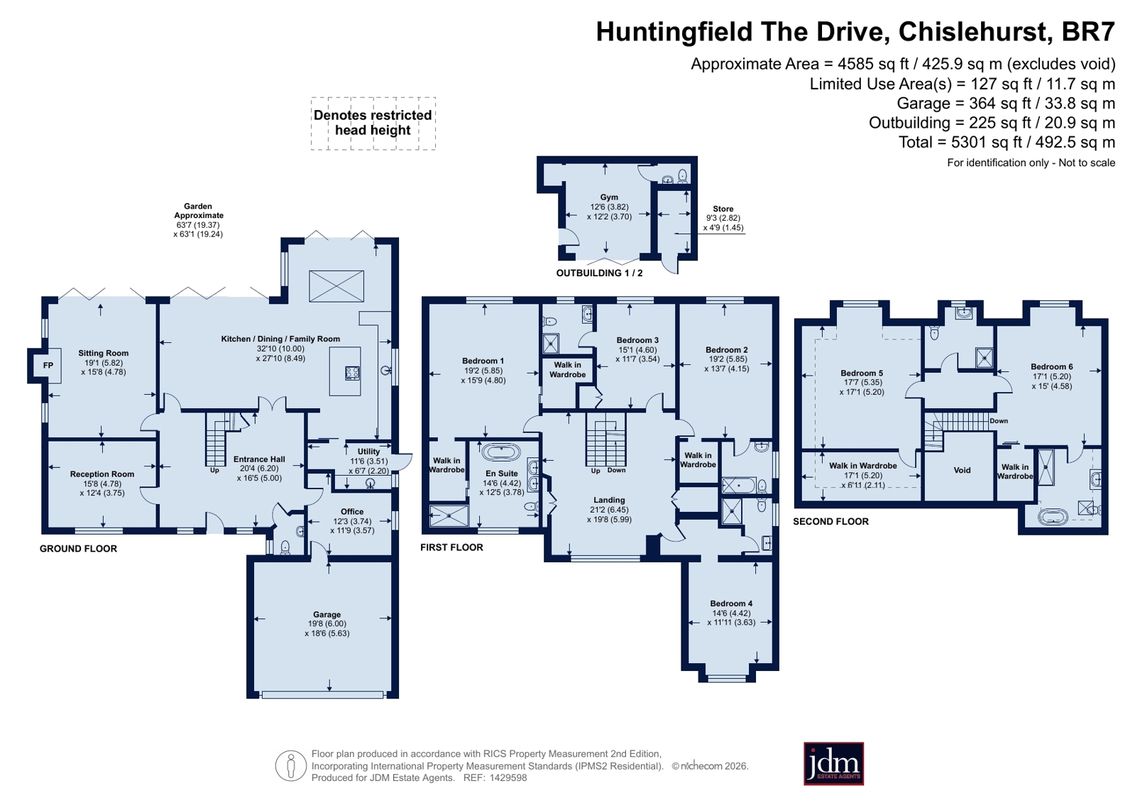 Huntingfield,, The Drive, Chislehurst floorplan