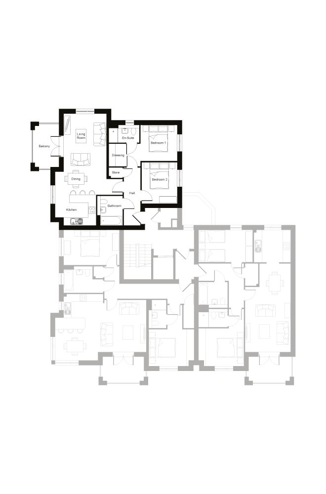 Plot 45 - The Denshaw -, Brook House Place, Urmston floorplan