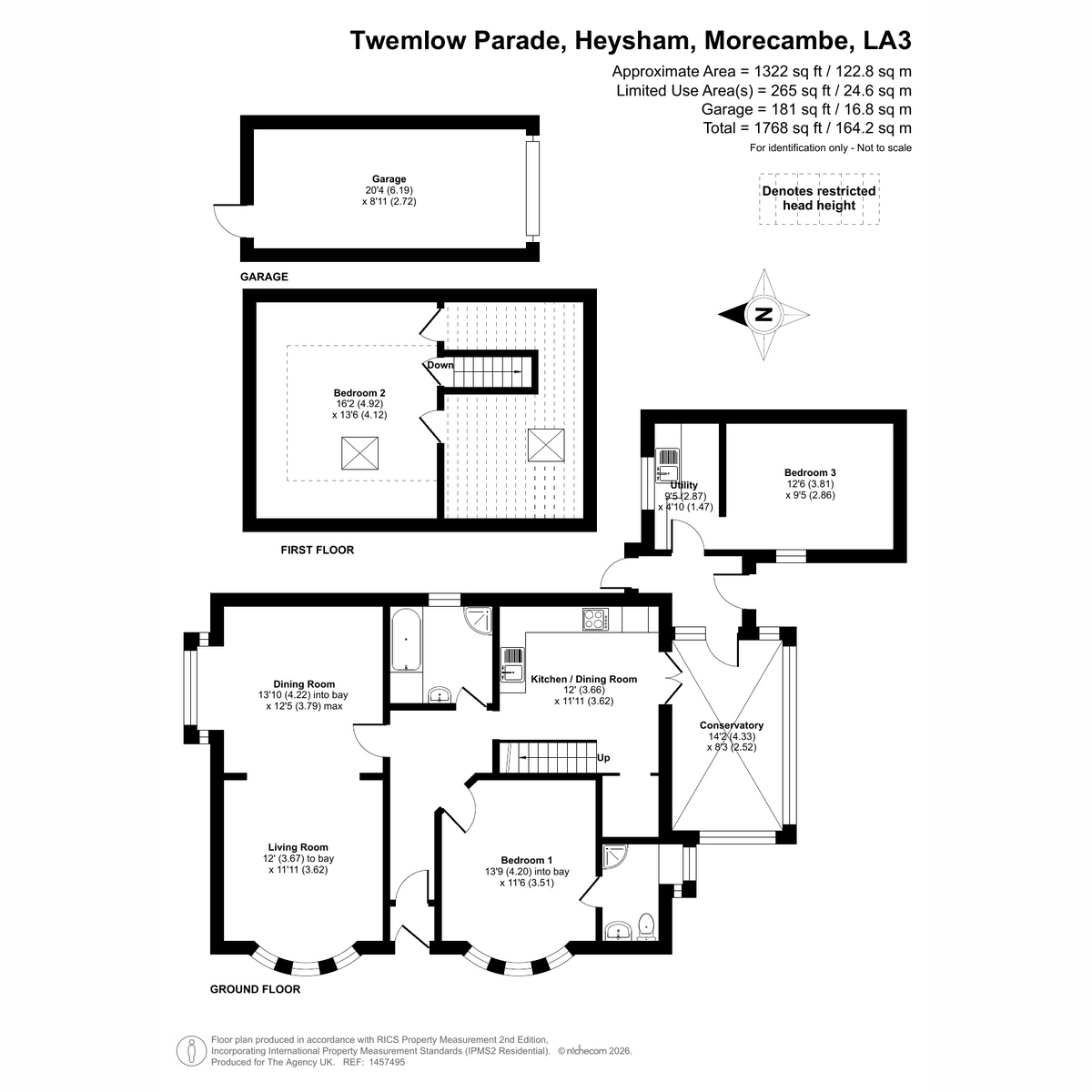 70, Twemlow Parade, Morecambe floorplan