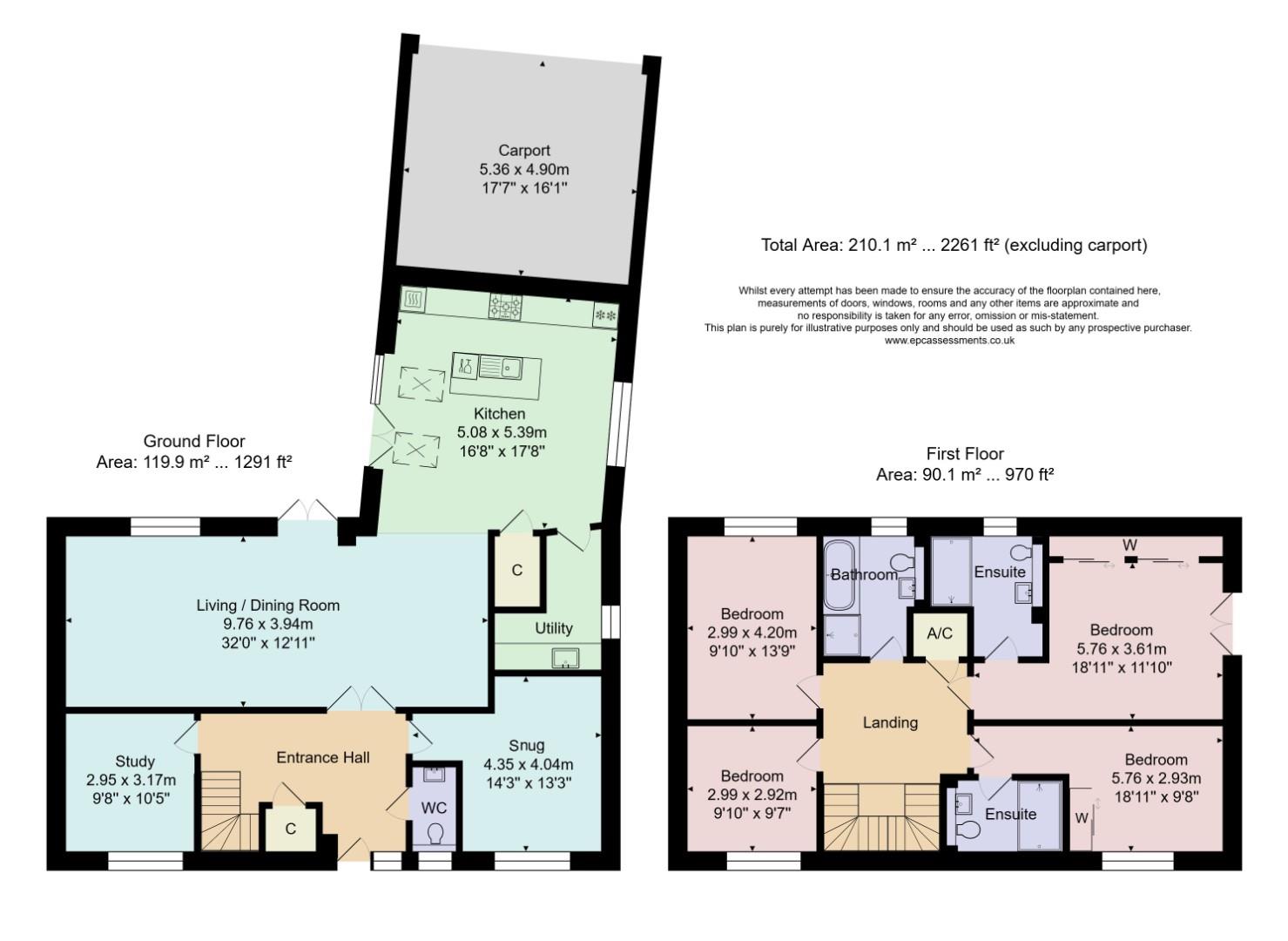 The Willowmere, Tanners Lane, Marshfield floorplan