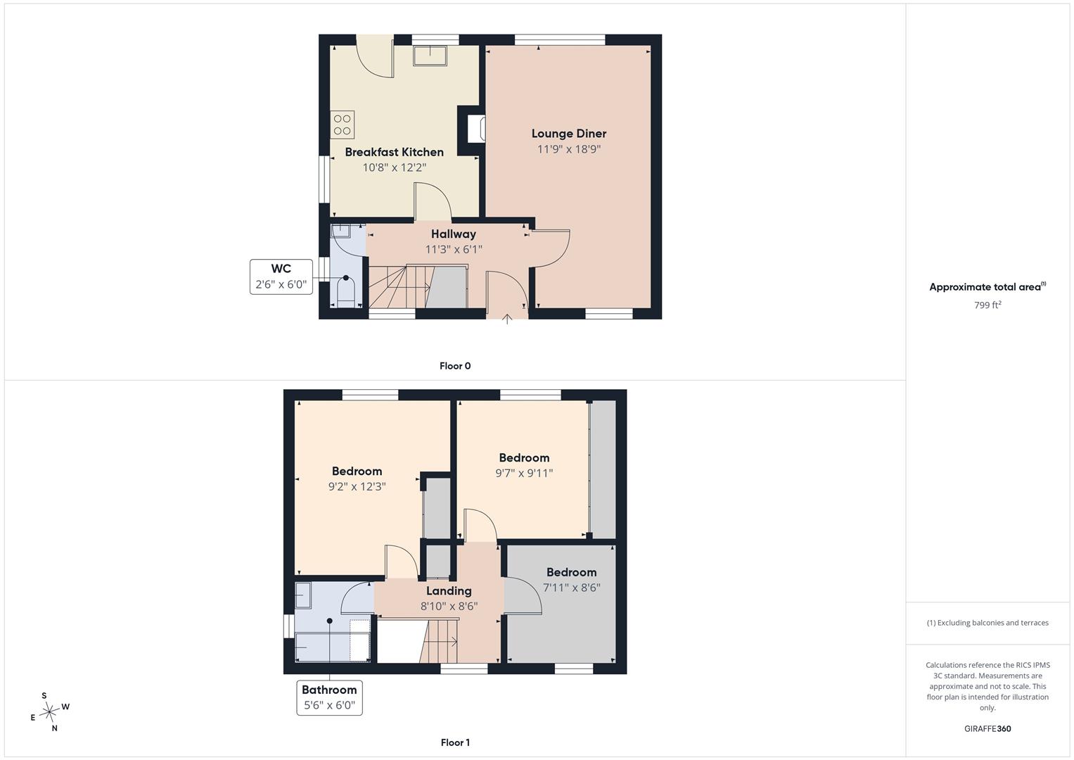 154, Sharpley Road, Loughborough floorplan