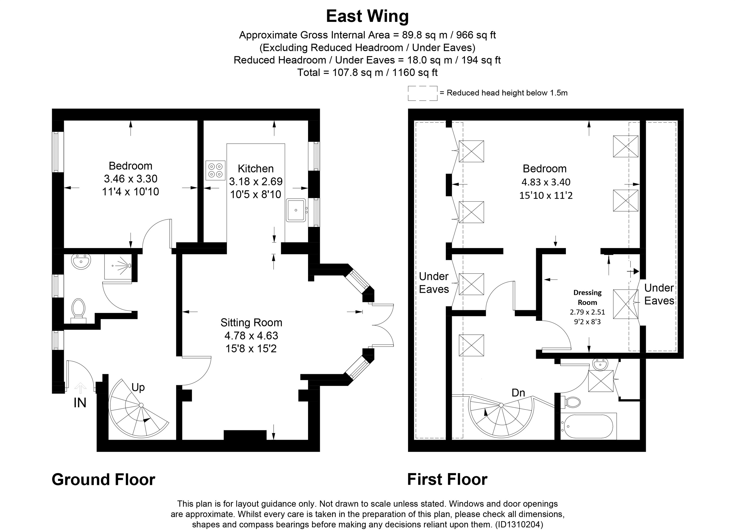 2, East Wing, Home Farm, Berkhamsted floorplan