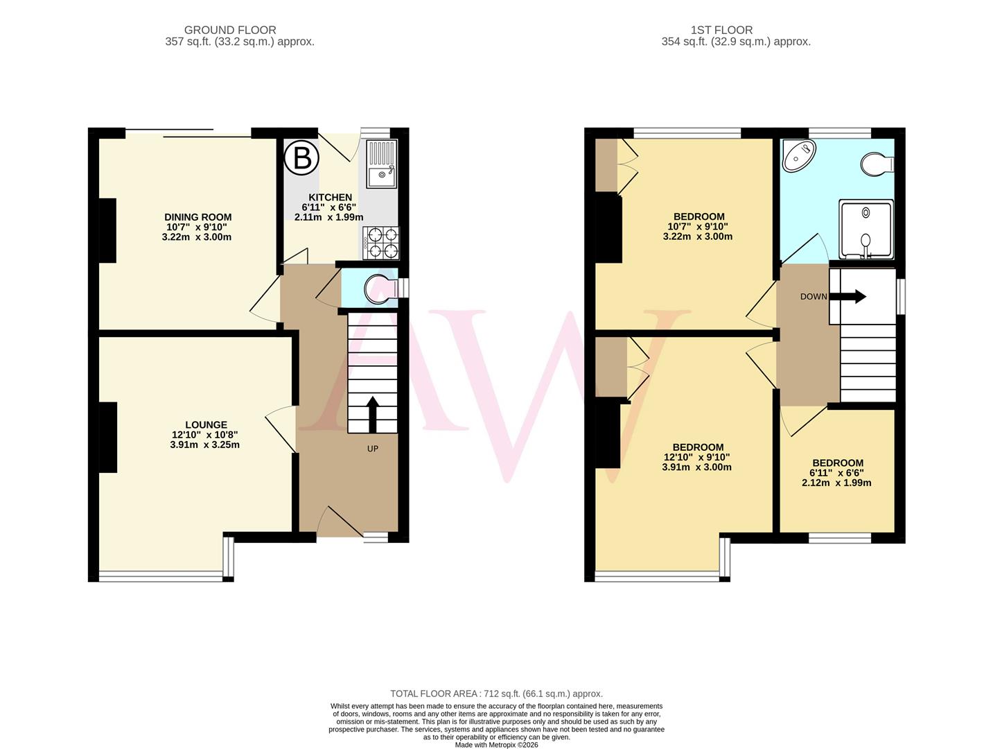 13, Cambridge Drive, Potters Bar floorplan