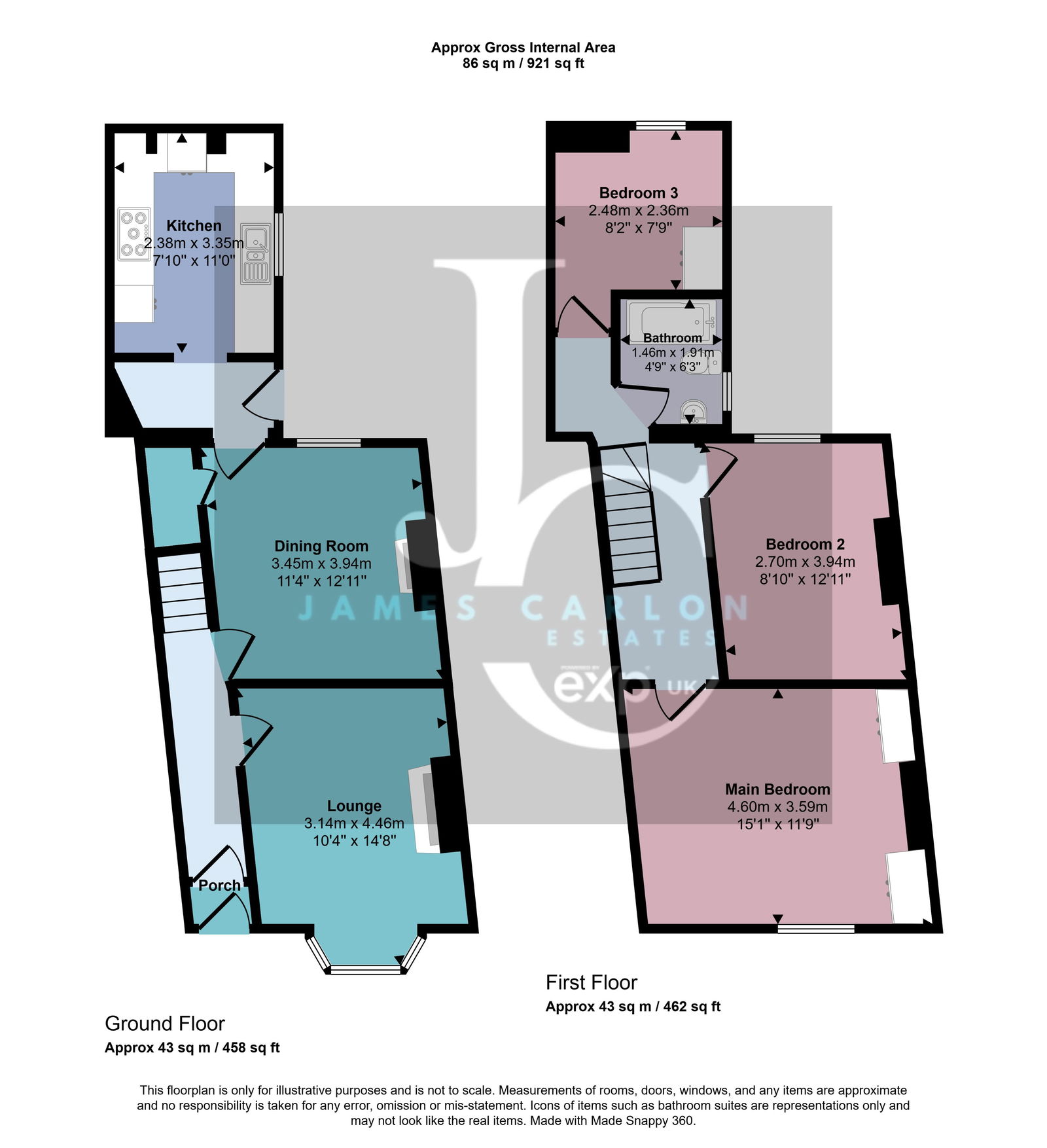 25, Wrekin Road, Telford floorplan