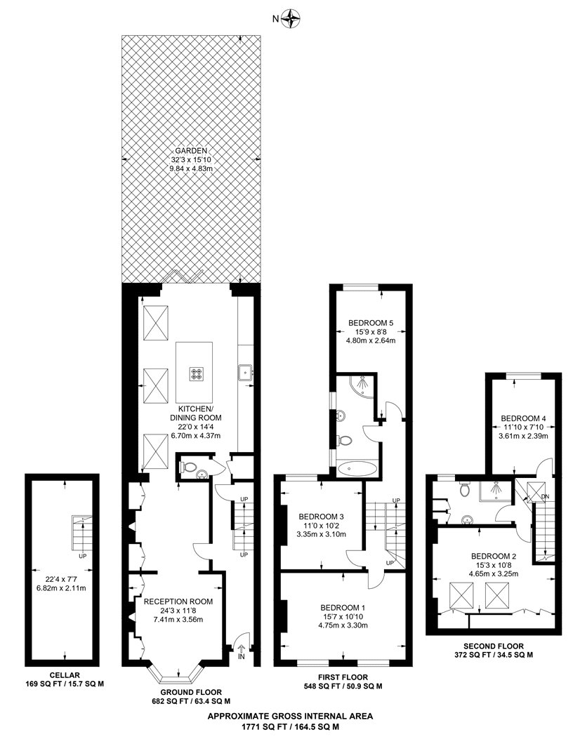 25, Lanvanor Road, Nunhead floorplan