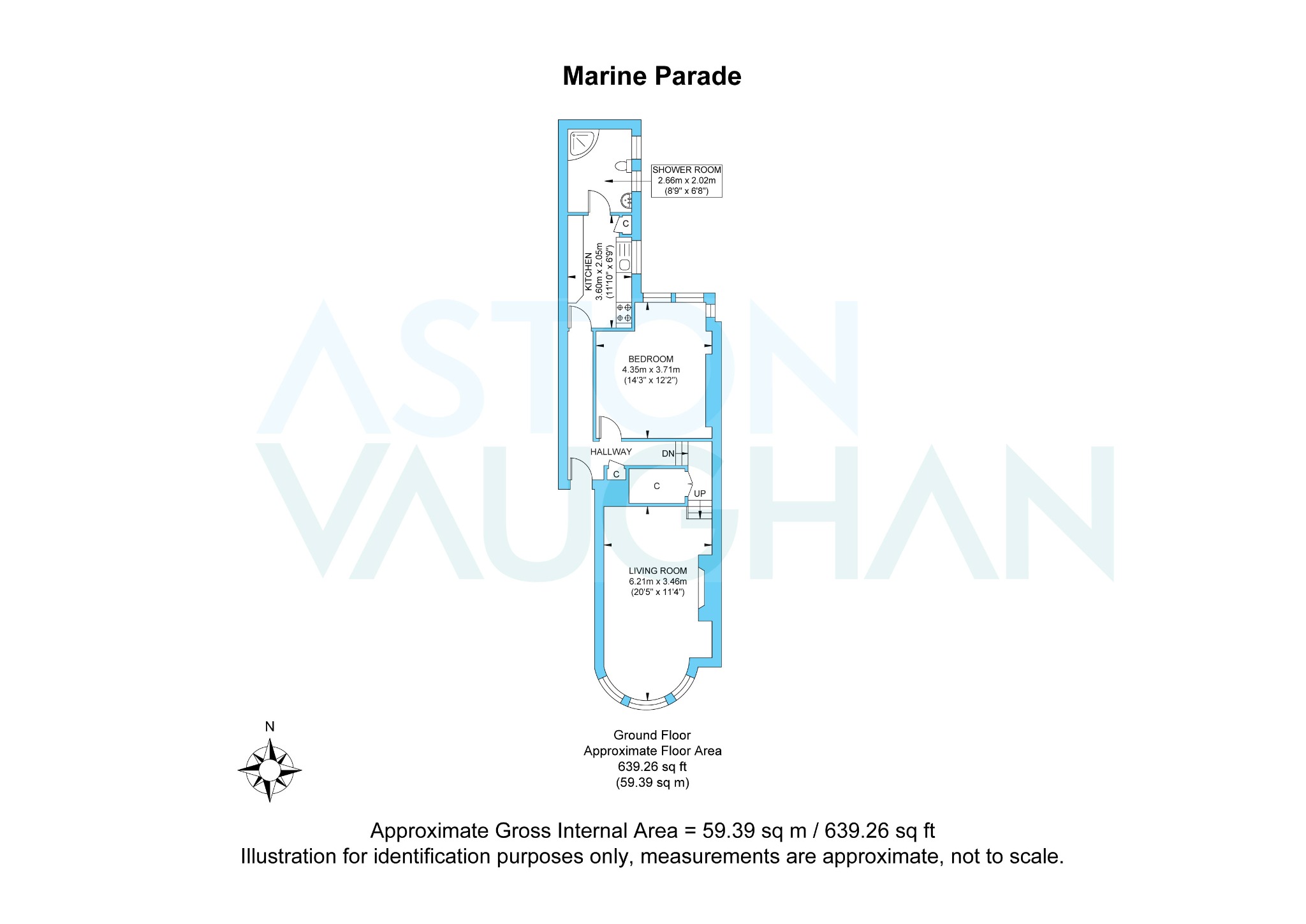 Flat 1, 104 Marine Parade, East Sussex floorplan