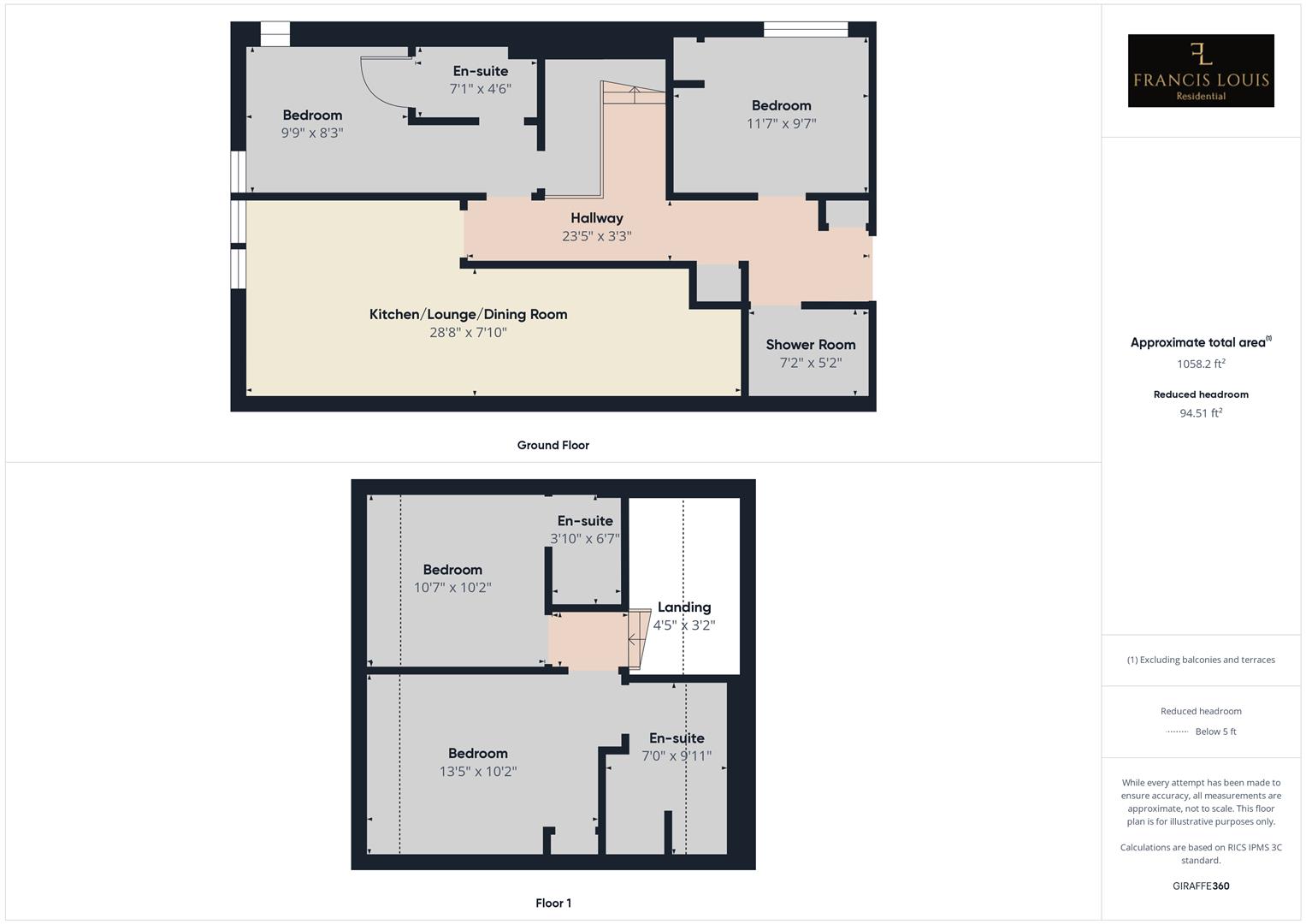 Flat 23, Paternoster House, Exeter floorplan