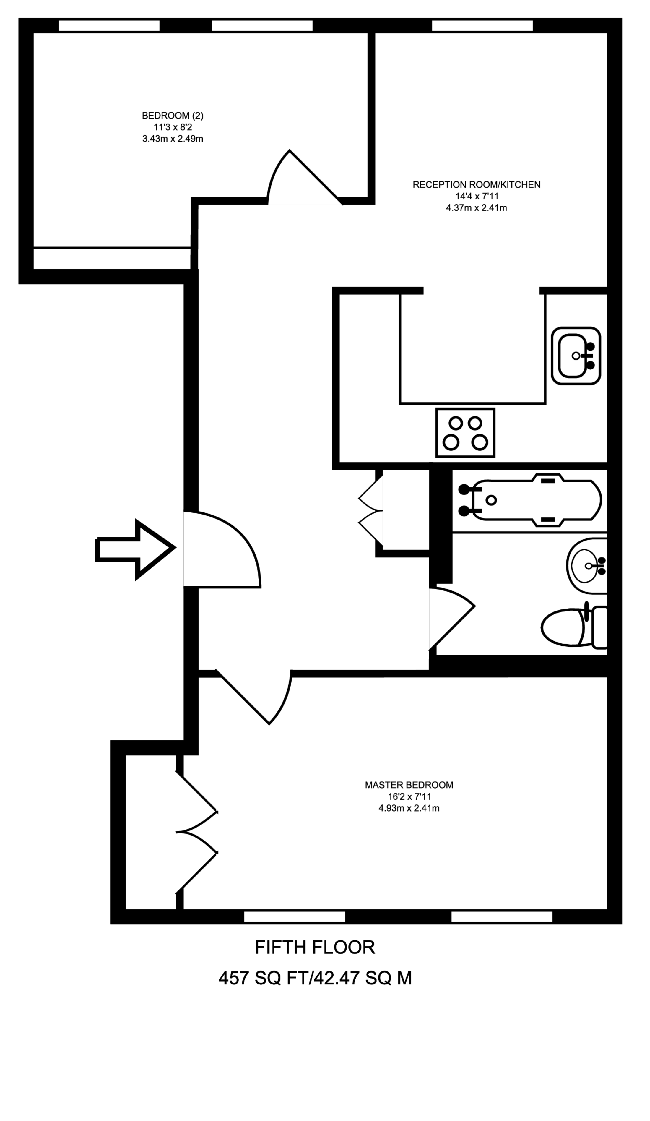 Cornwall Gardens, South Kensington floorplan