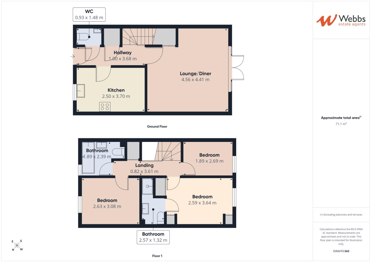 82, Buckmaster Way, Rugeley floorplan