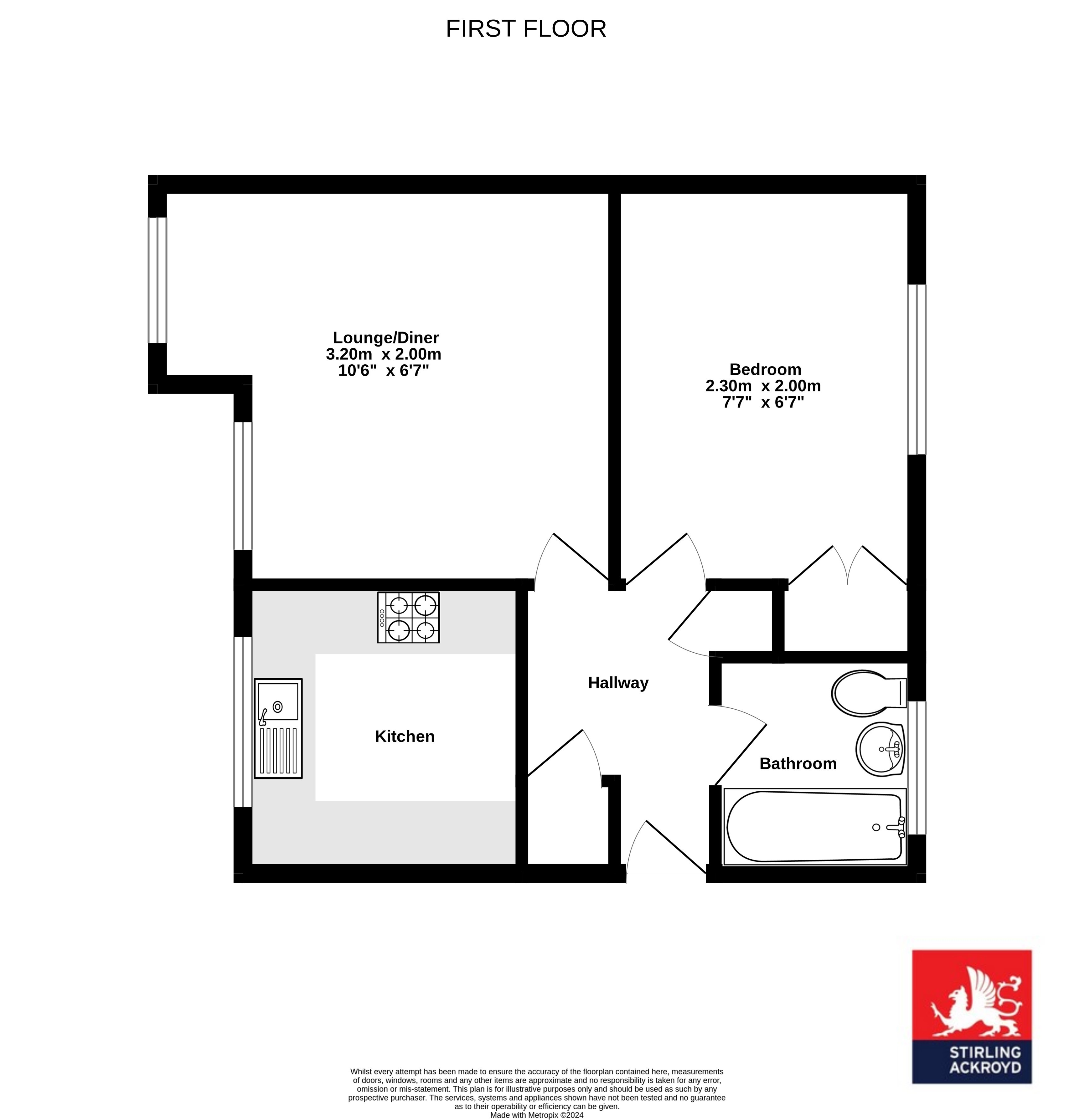 Flat 2,, The Beeches, Guildford floorplan