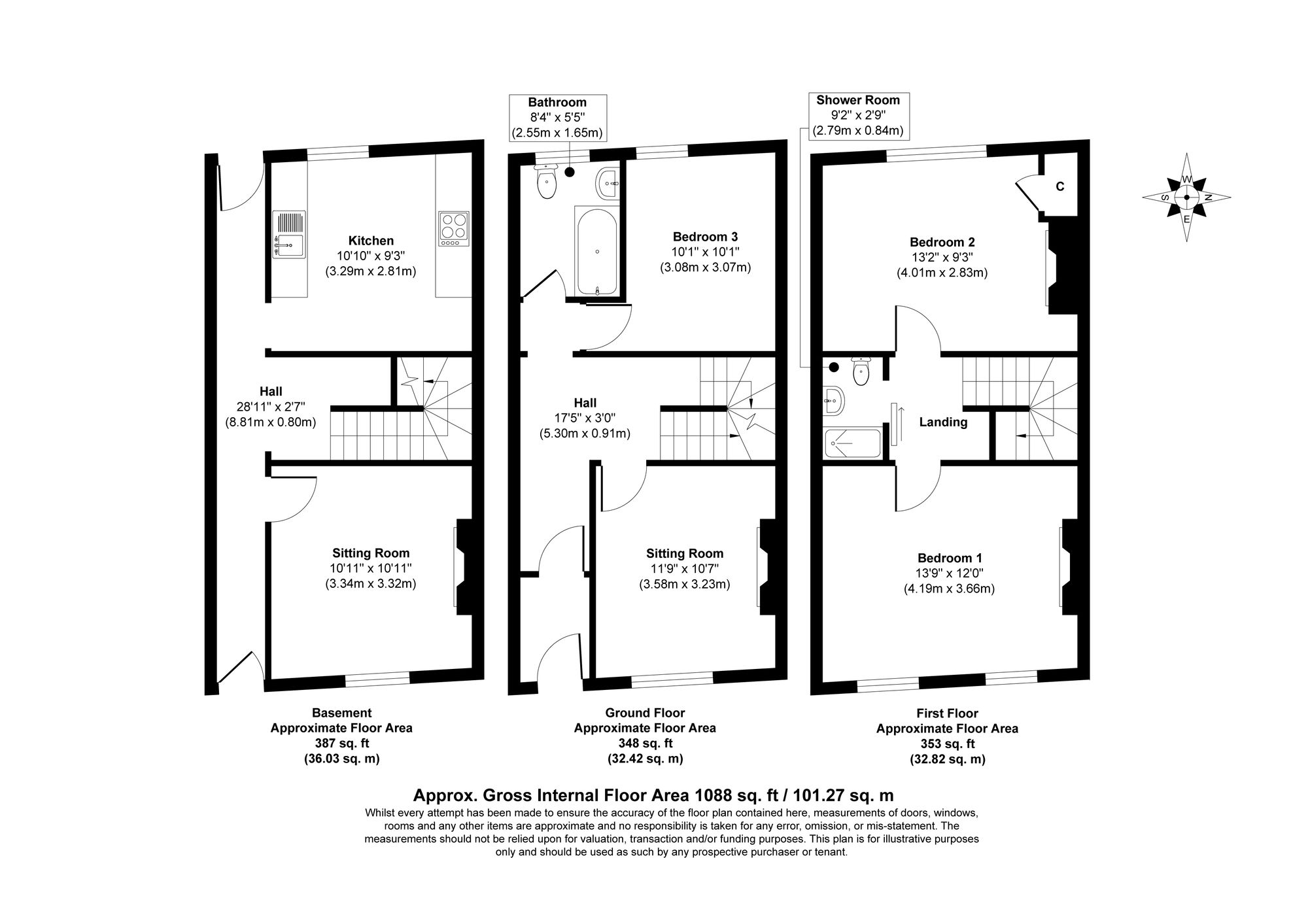 Stonefield Road, Hastings TN34, 3 bedroom terraced house for sale