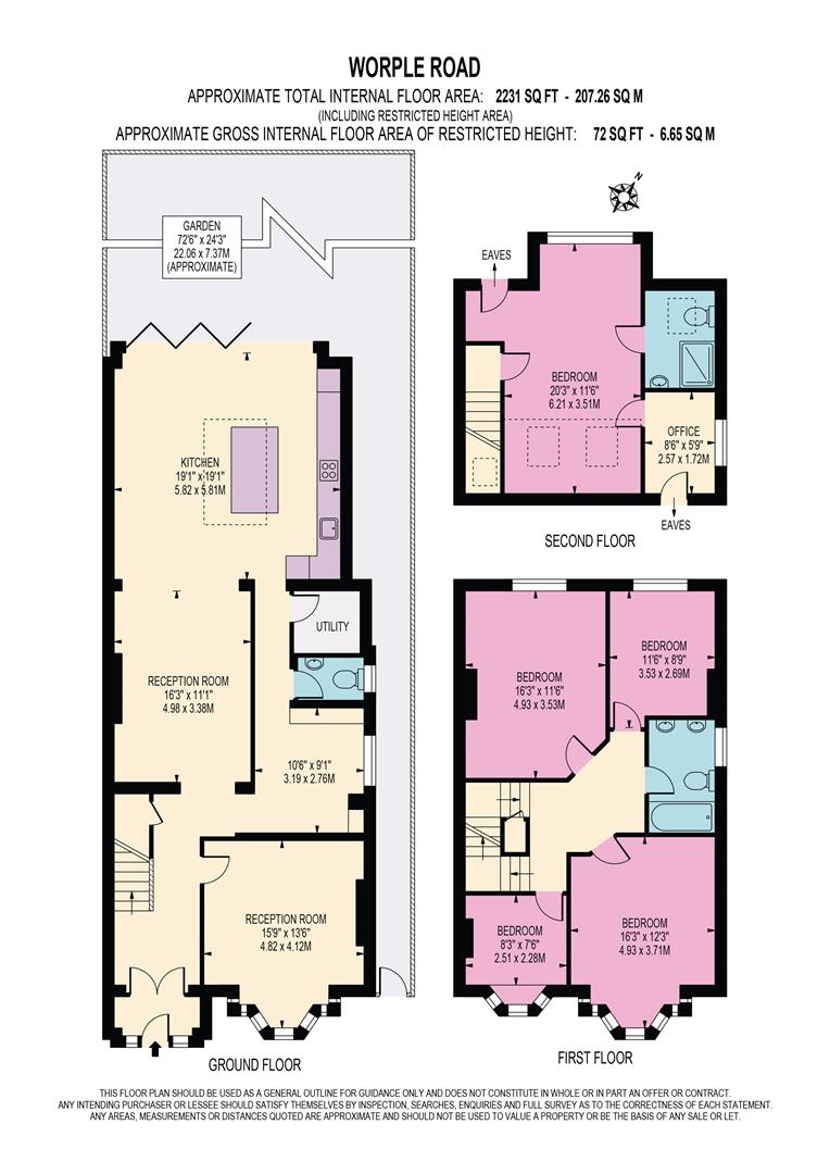159, Worple Road, West Wimbledon floorplan