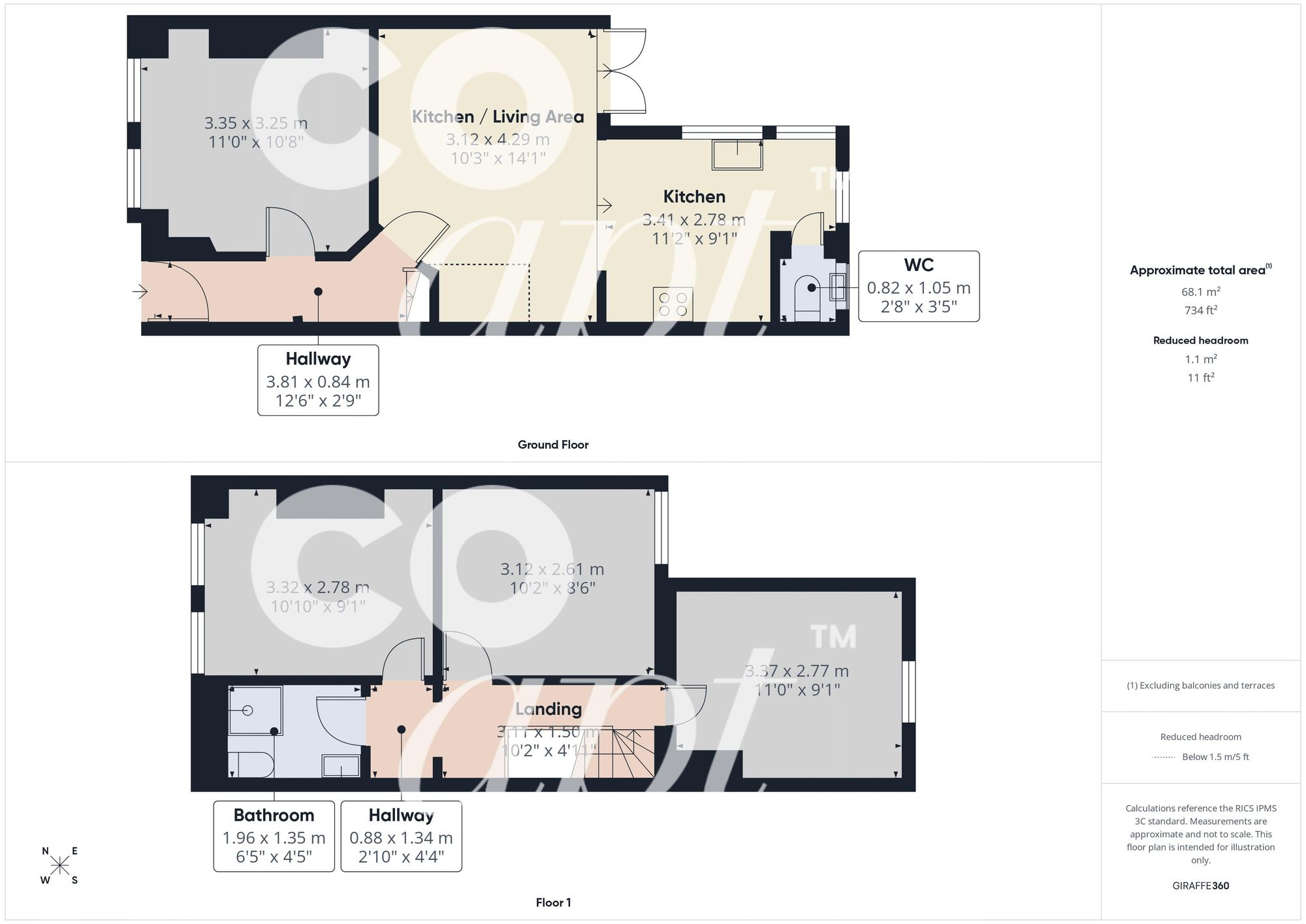 3 Coombe Terrace, Brighton floorplan