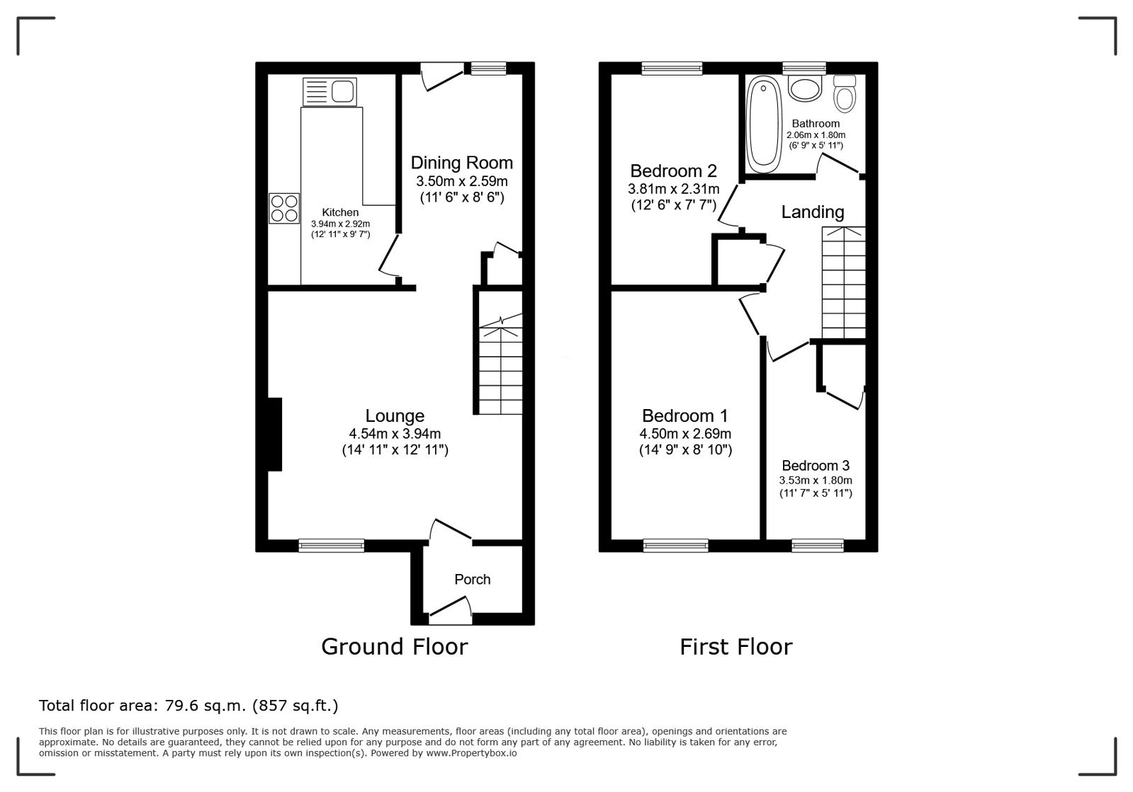 344, Linnet Drive, Essex floorplan