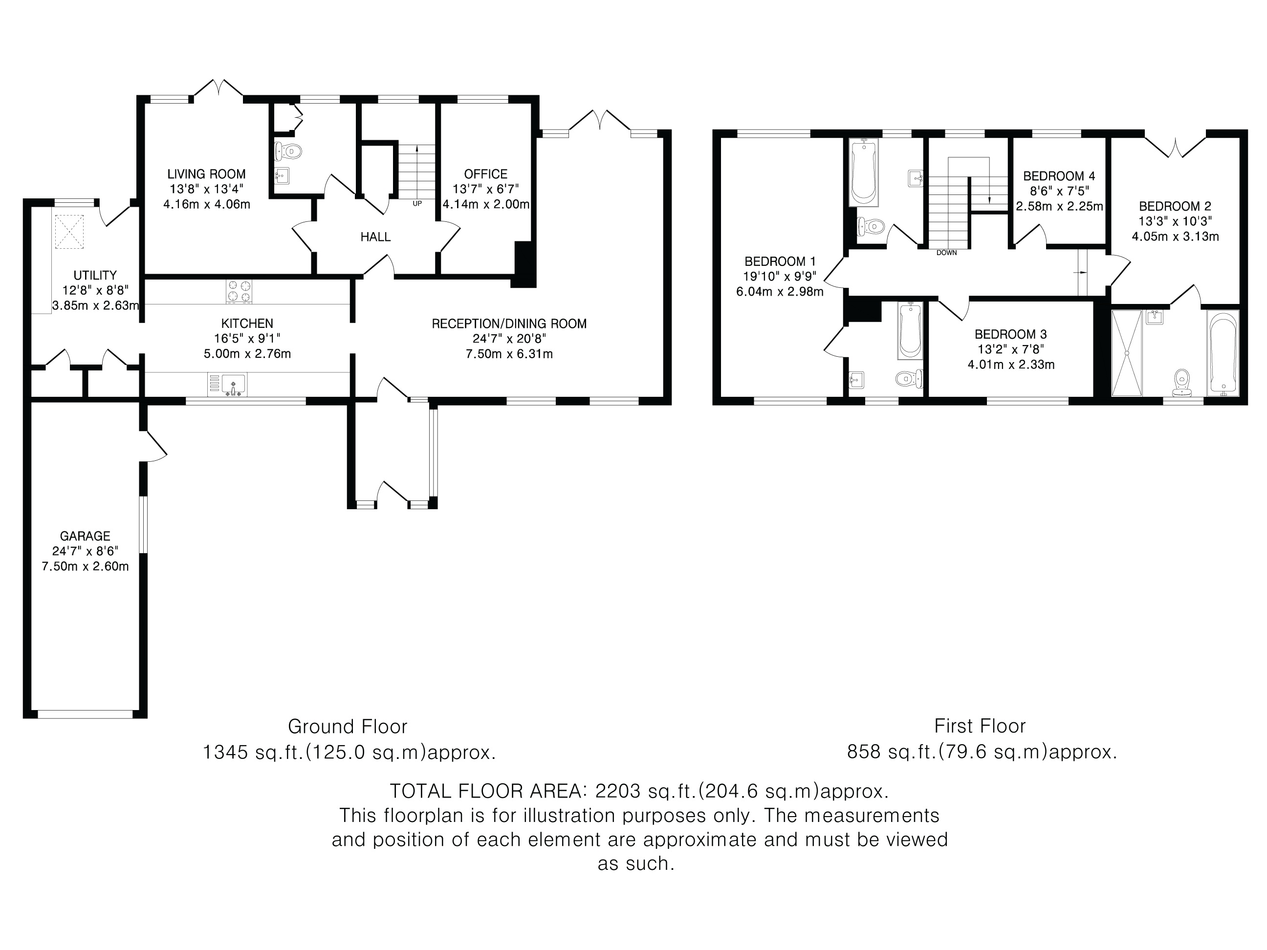 24, The Holdings, Hertfordshire floorplan