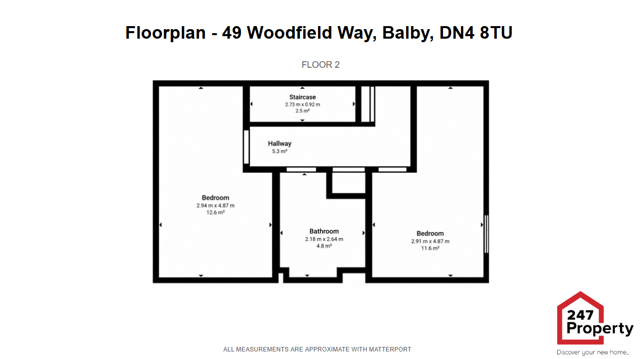 49 Woodfield Way,, Doncaster floorplan
