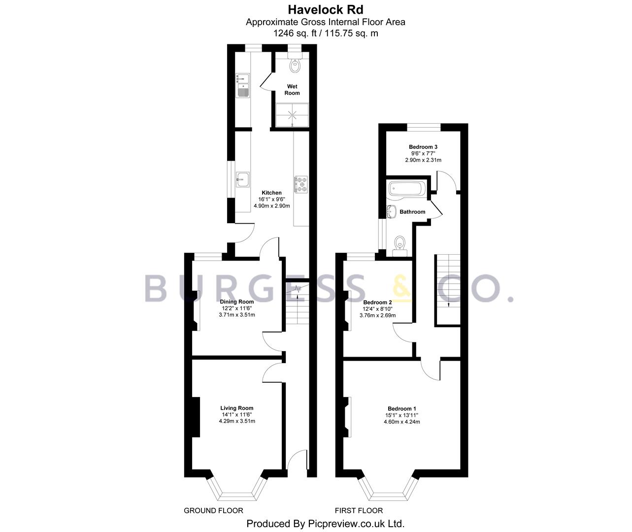 4, Havelock Road, Bexhill-On-Sea floorplan