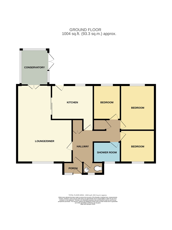 5, Denbigh Court, Collingham floorplan