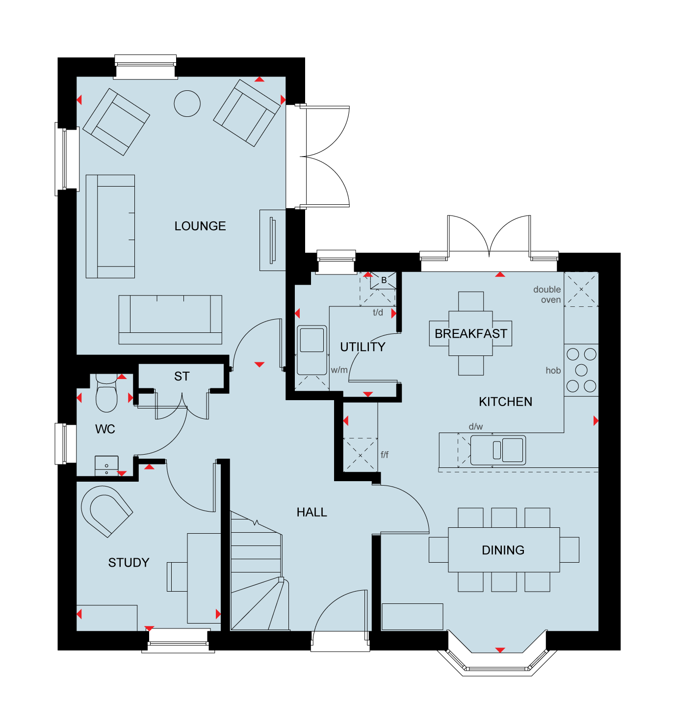H888579, Eastbourne Road, Uckfield floorplan