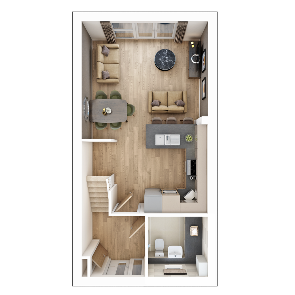 The Harrton - Plot 349, Frobisher Meadows, Station Road, Altofts floorplan