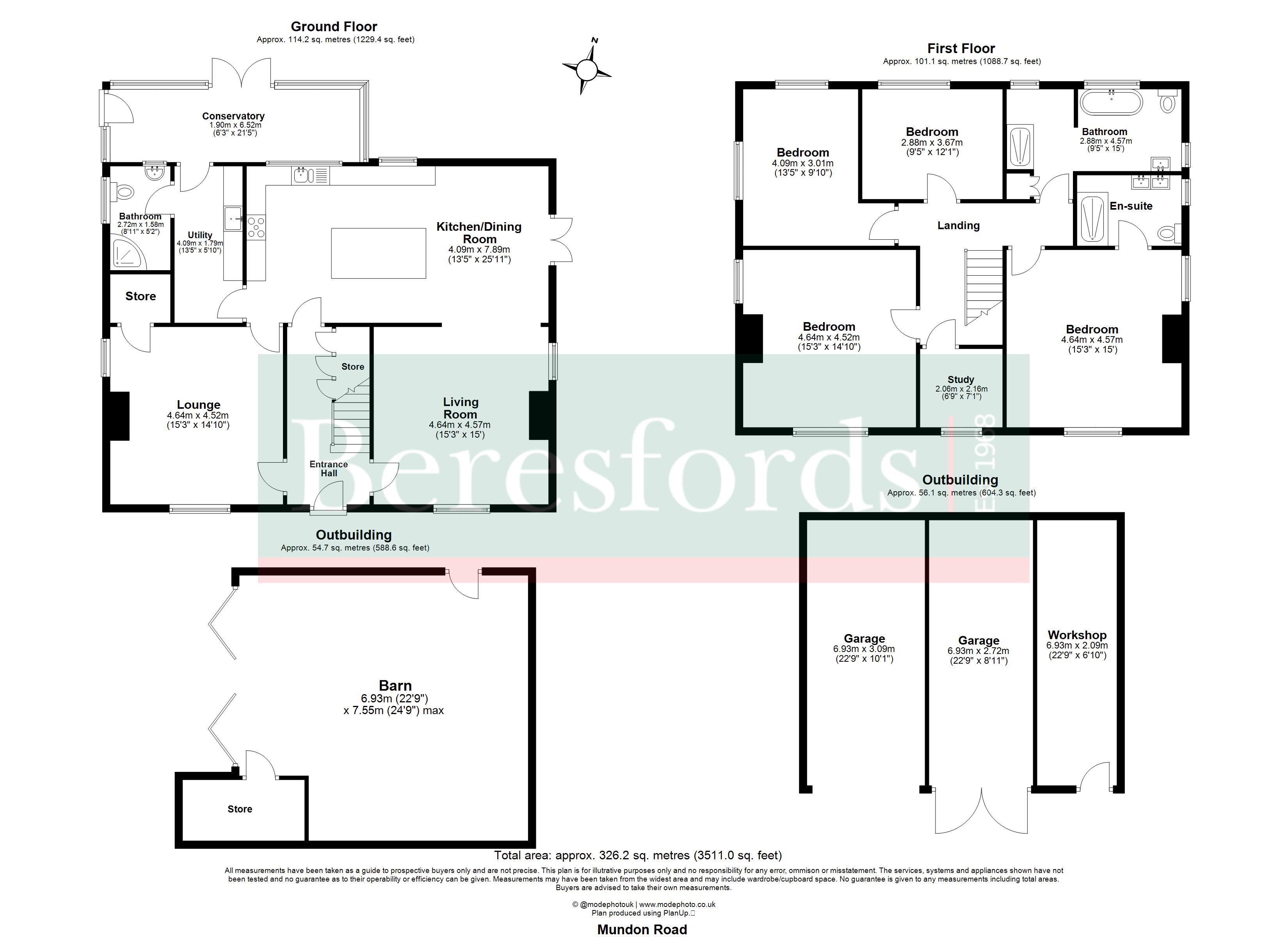Garlands Farm House,, Mundon Road, Maldon floorplan