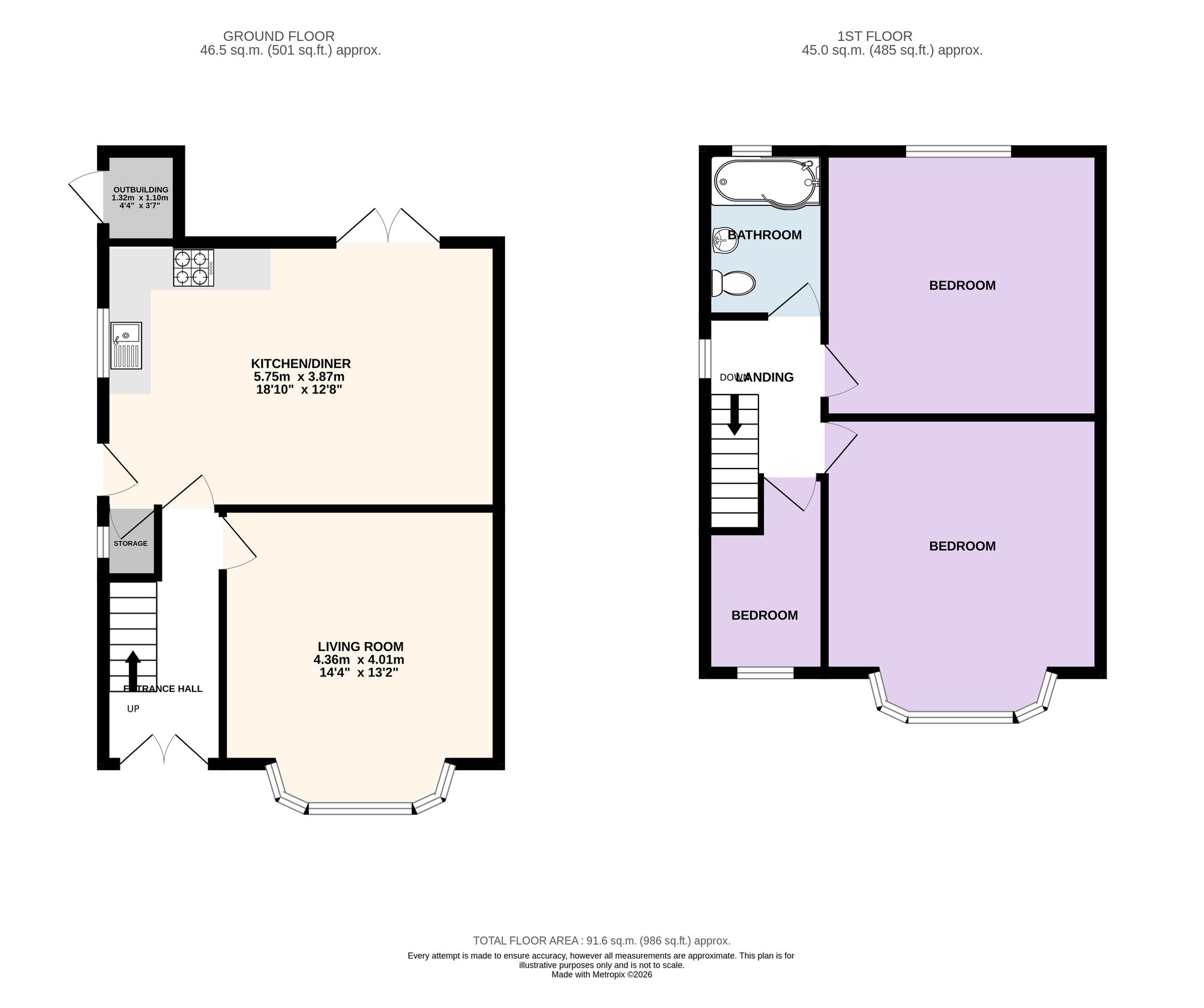 110 Preston Road, Preston floorplan
