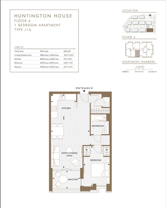 1 Bedrooms Flat for sale in Huntington House, Prince Of Wales Drive, Battersea, London SW11