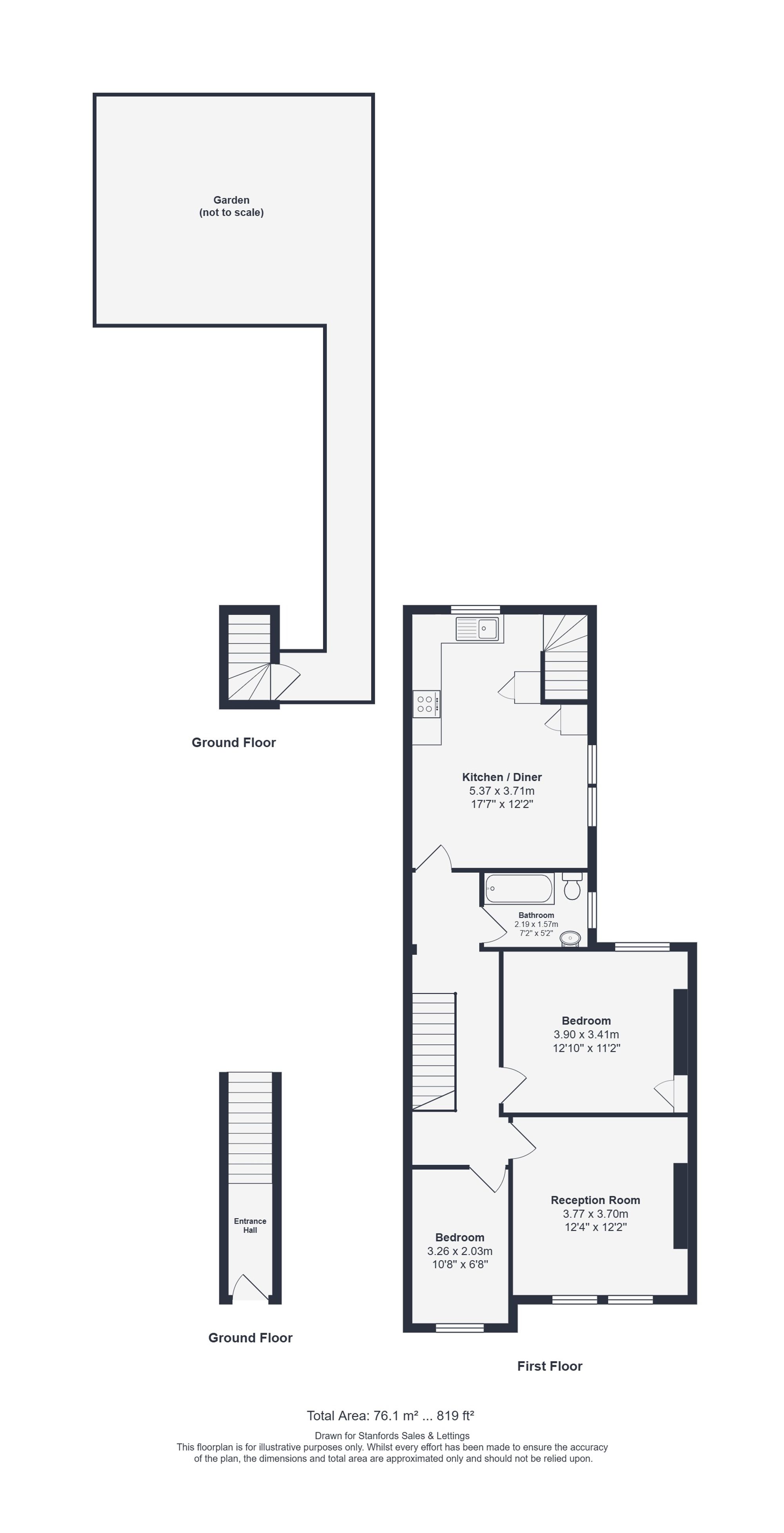 3a Loxton Road, London floorplan