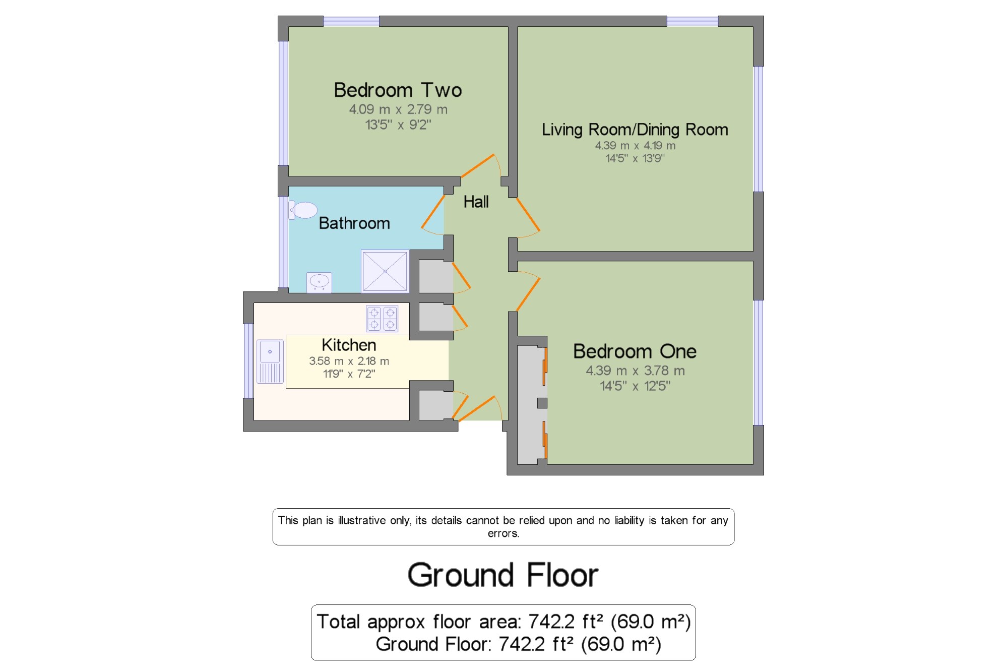 2 Bedrooms Flat for sale in Pinewood, Curwen Place, Brighton, East Sussex BN1