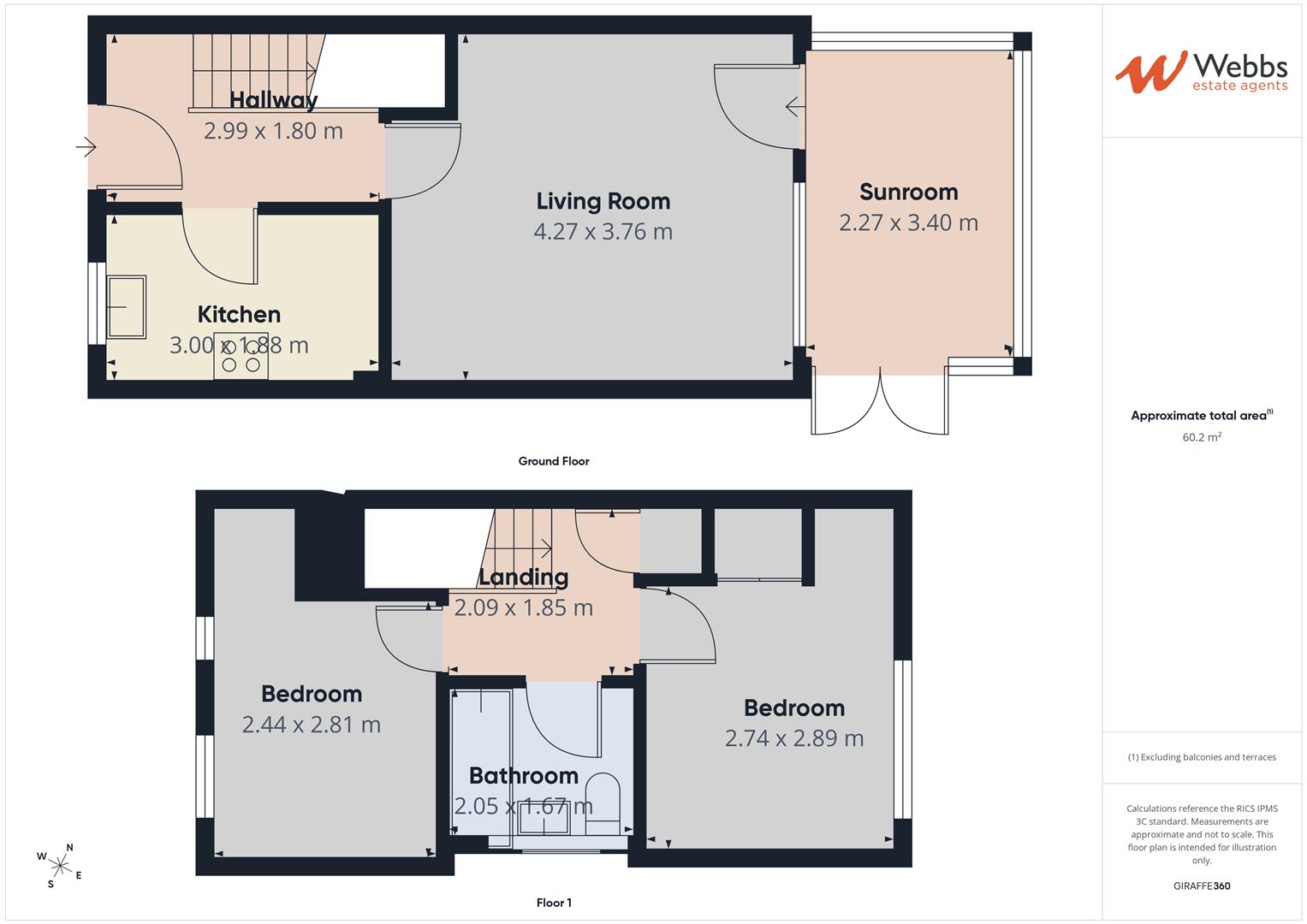 3, Lea Hall Drive, Burntwood floorplan