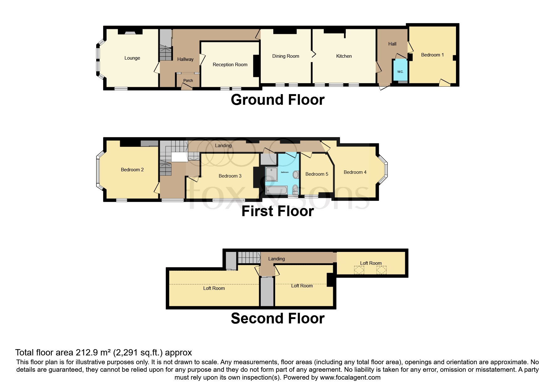 89, Church Walk, Worthing floorplan