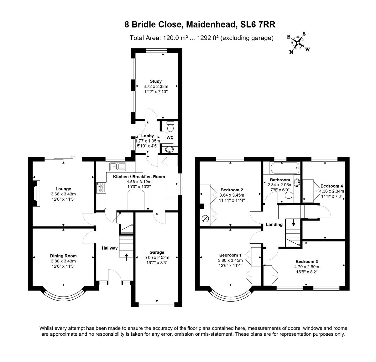 4 Bedrooms Detached house for sale in Bridle Close, Maidenhead, Berks SL6