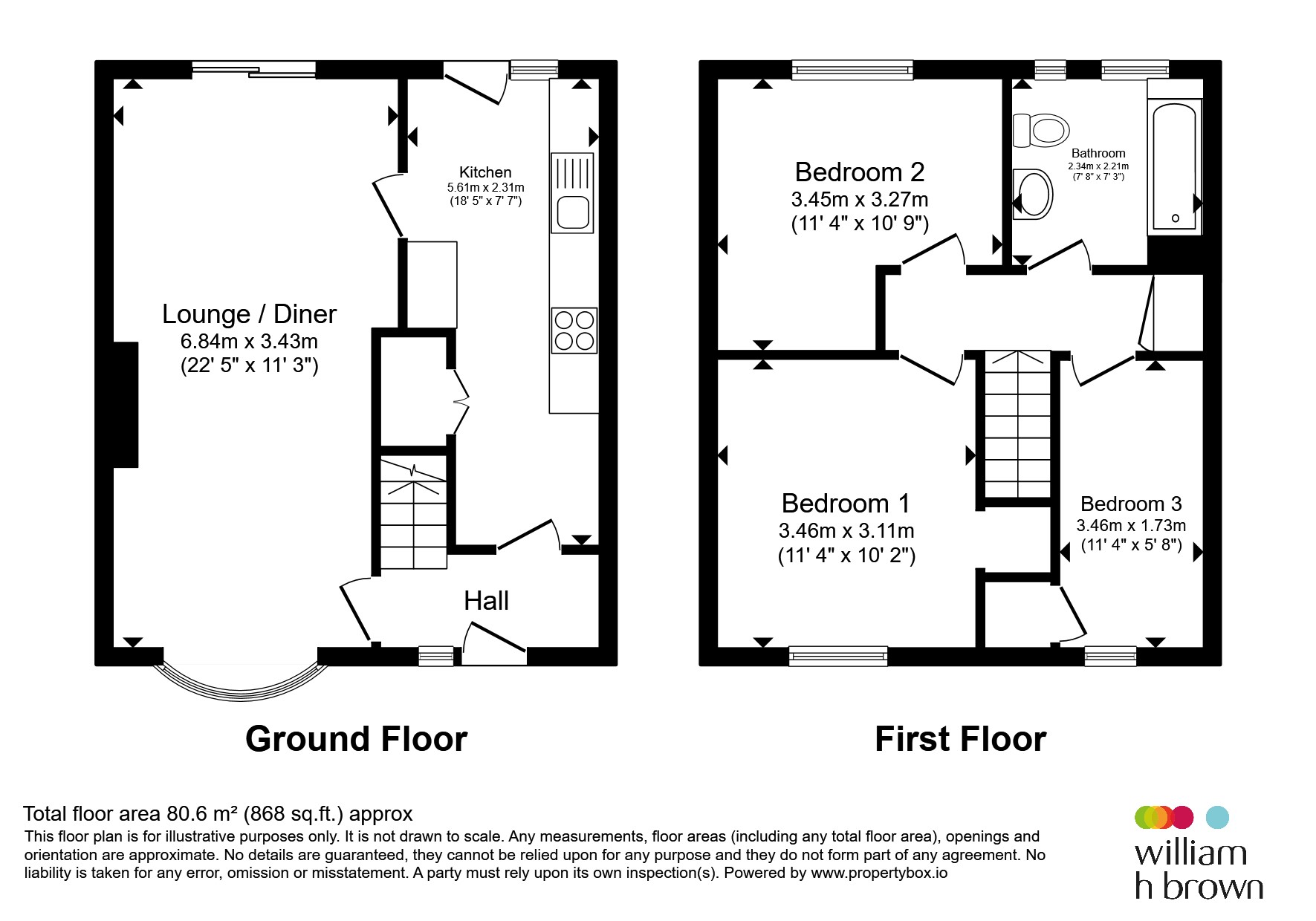 133, Bridgnorth Drive, Nottingham floorplan
