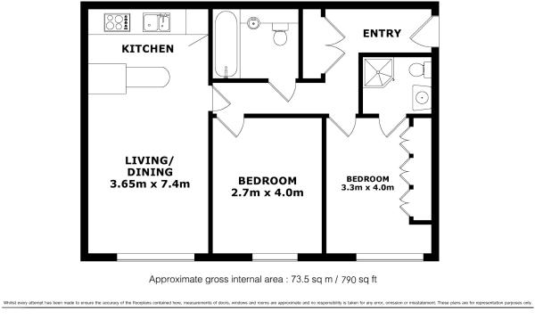 2 Bedrooms Flat to rent in Westland Place, Old Street N1