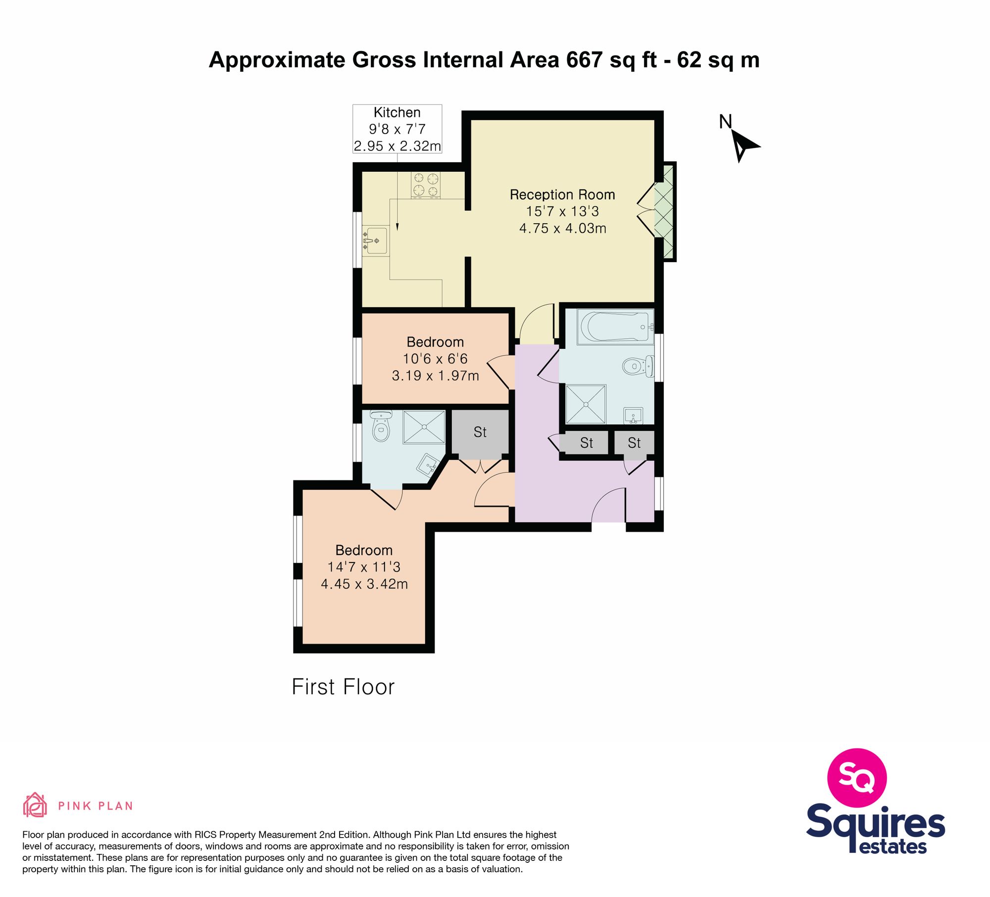 3 Leighton Court, London floorplan