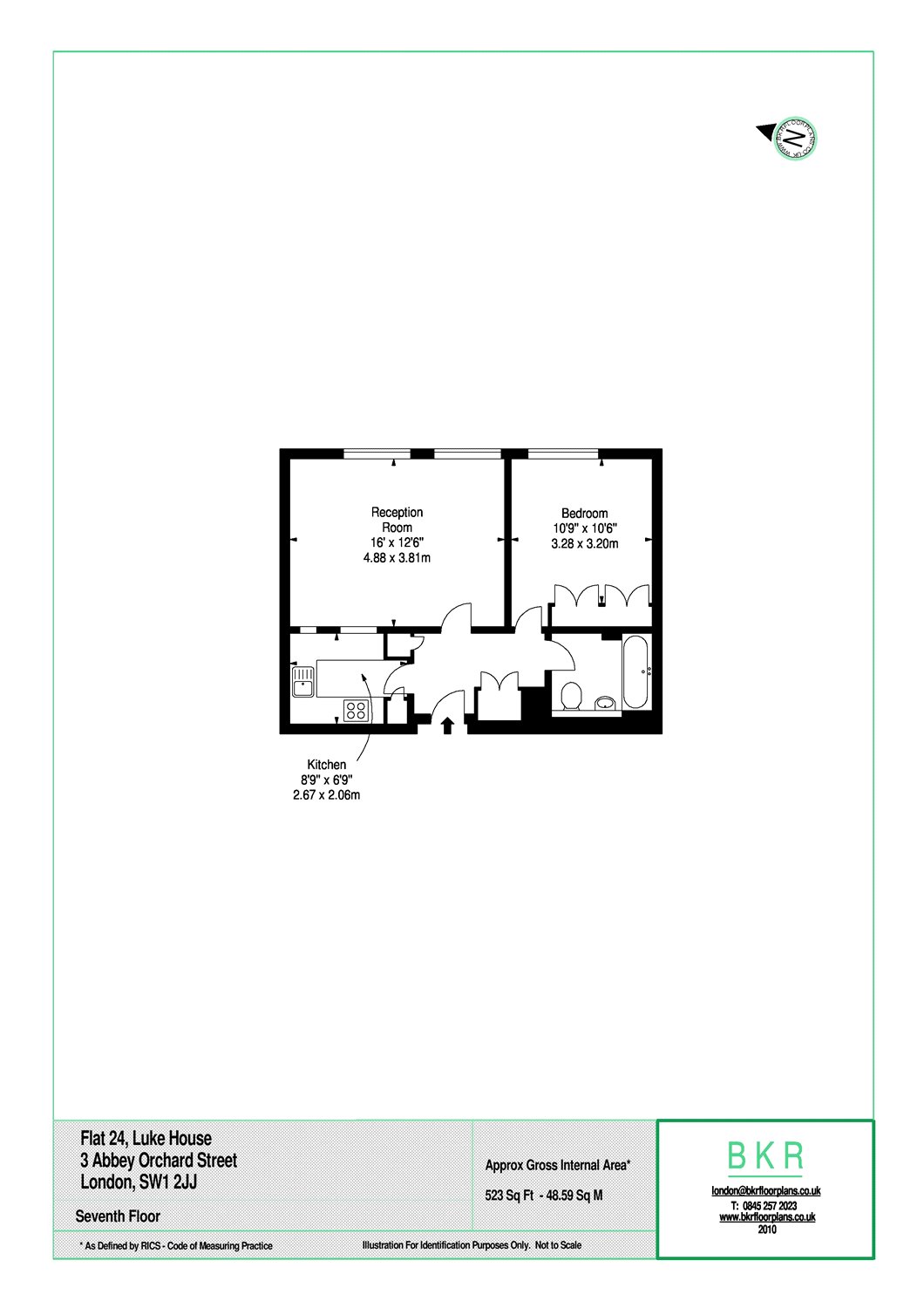 1 Bedrooms Flat to rent in Abbey Orchard Street, London SW1P